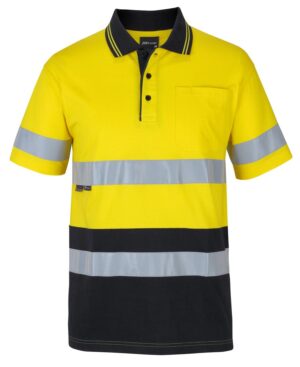 JB's HI VIS (D+N) S/S COTTON POLO - 6DCPS