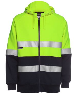 JB's HI VIS (D+N) FULL ZIP FLEECY HOODIE -  6DNH