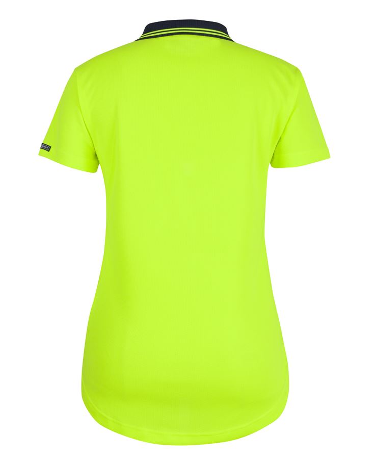 JB's LADIES HI VIS S/S DROP TAIL POLO - 6HDS1 - Image 4