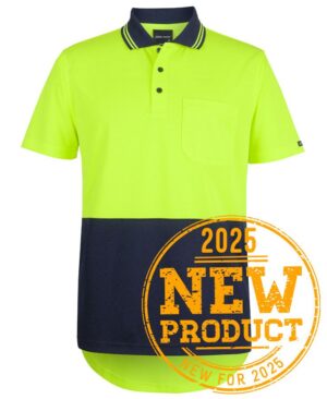 JB's HI VIS S/S DROP TAIL POLO - 6HDS