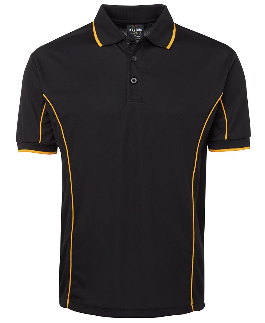 Jb's PODIUM S/S PIPING POLO - 7PIP