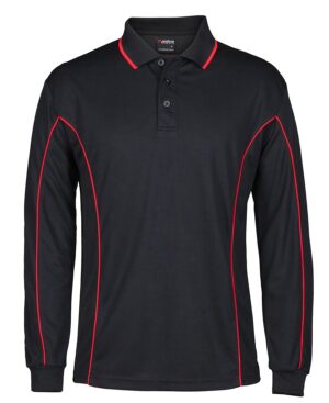 Jb's PODIUM L/S PIPING POLO - 7PIPL