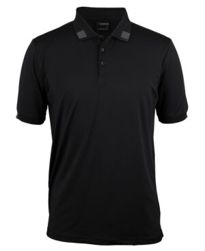 Jb's PODIUM 4 STRIPE S/S STRETCH POLO - 7S4P