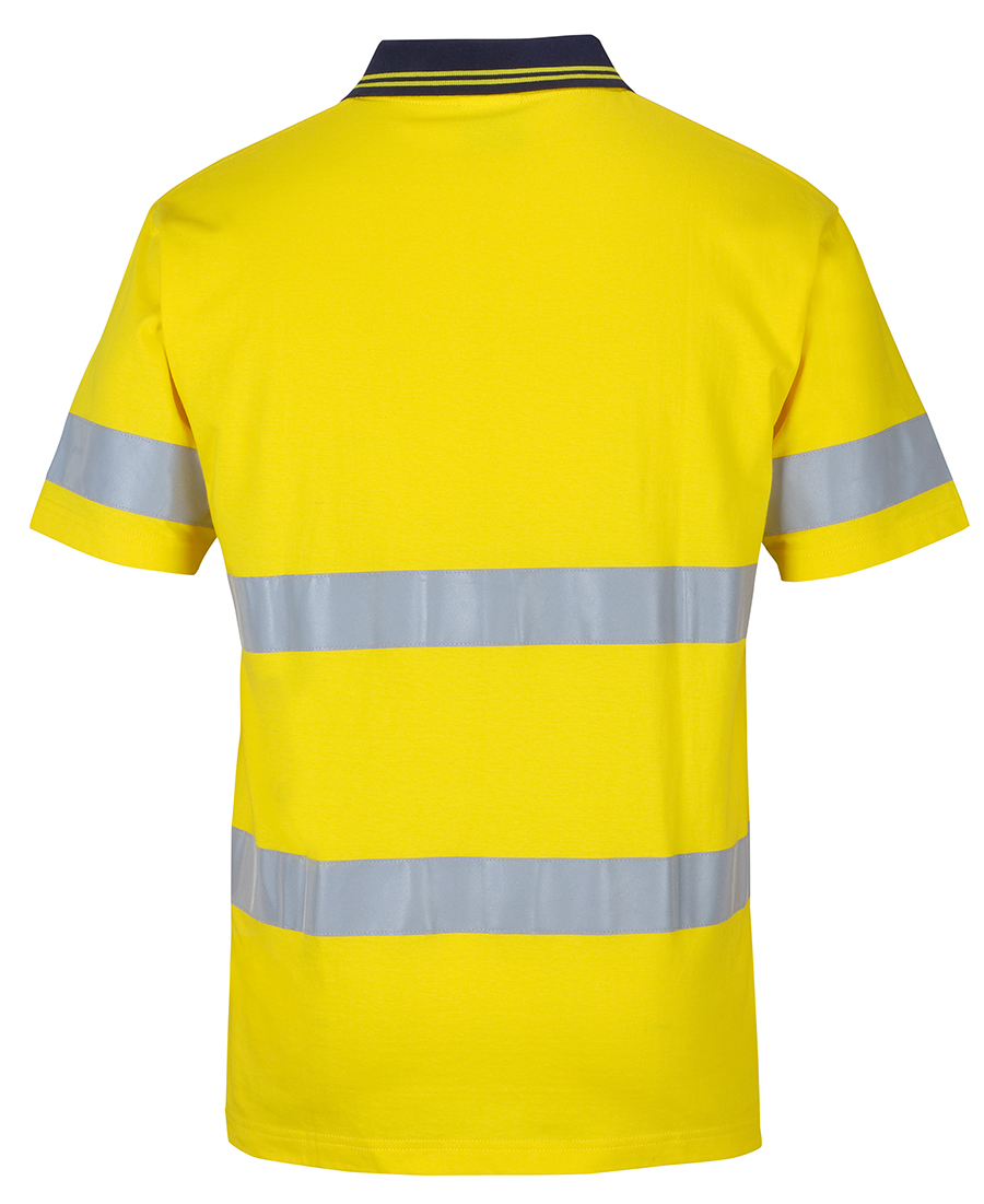 JB's HI VIS (D+N) S/S COTTON POLO - 6DCPS - Image 2