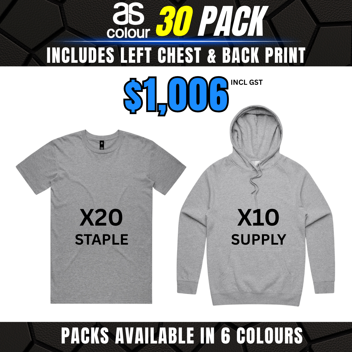 ASCOLOUR 30 Pack STAPLE/SUPPLY