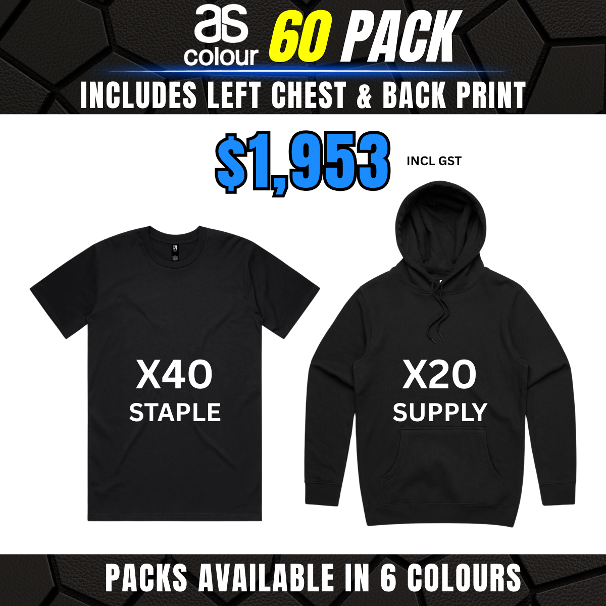 ASCOLOUR 60 Pack STAPLE/SUPPLY